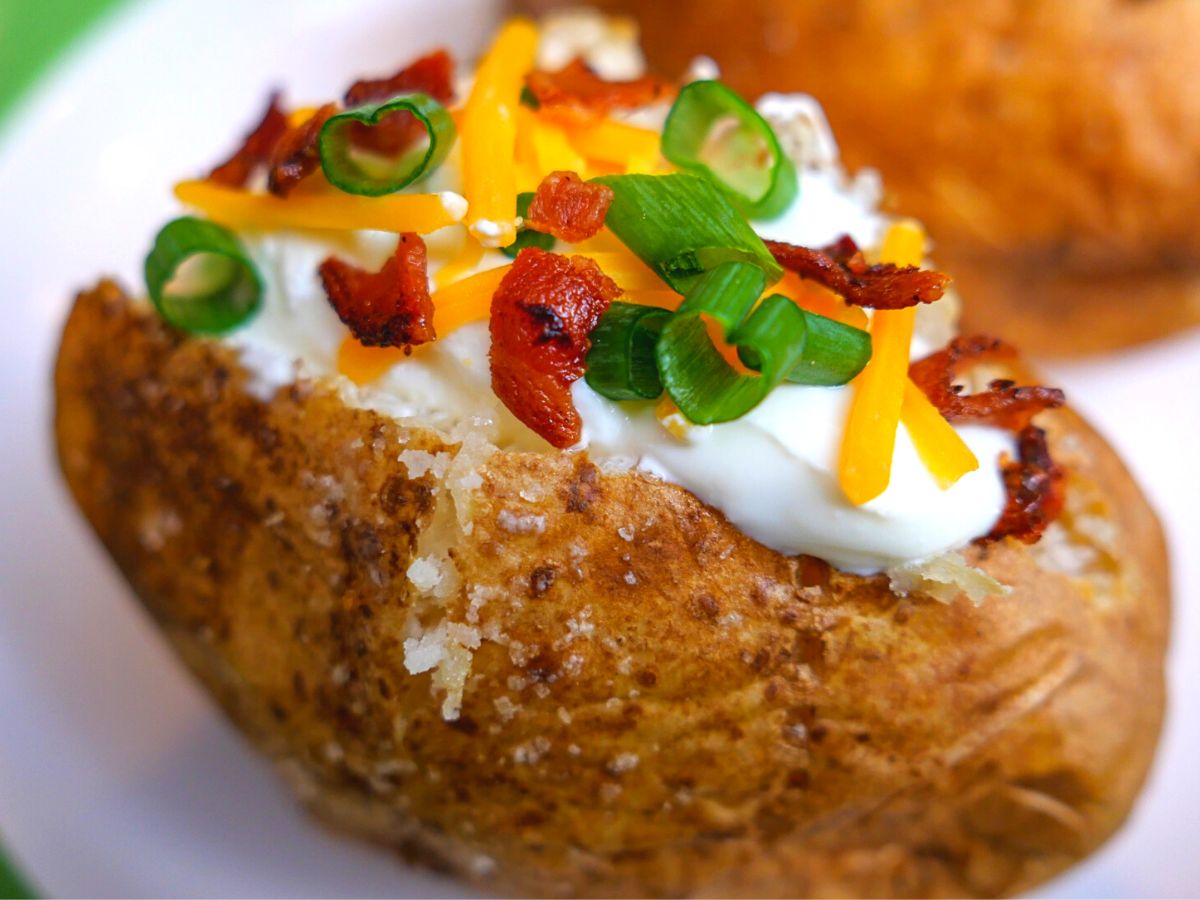 Air Fryer Baked Potato Quick Method