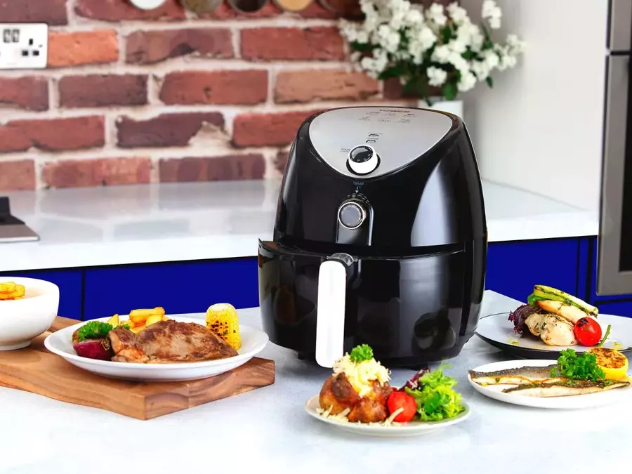 Baked potato in air fryer oven