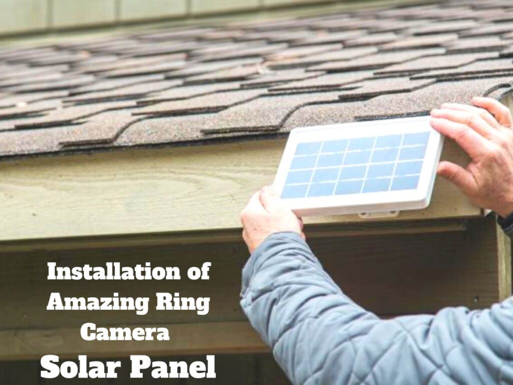 Ring Camera Solar Panel