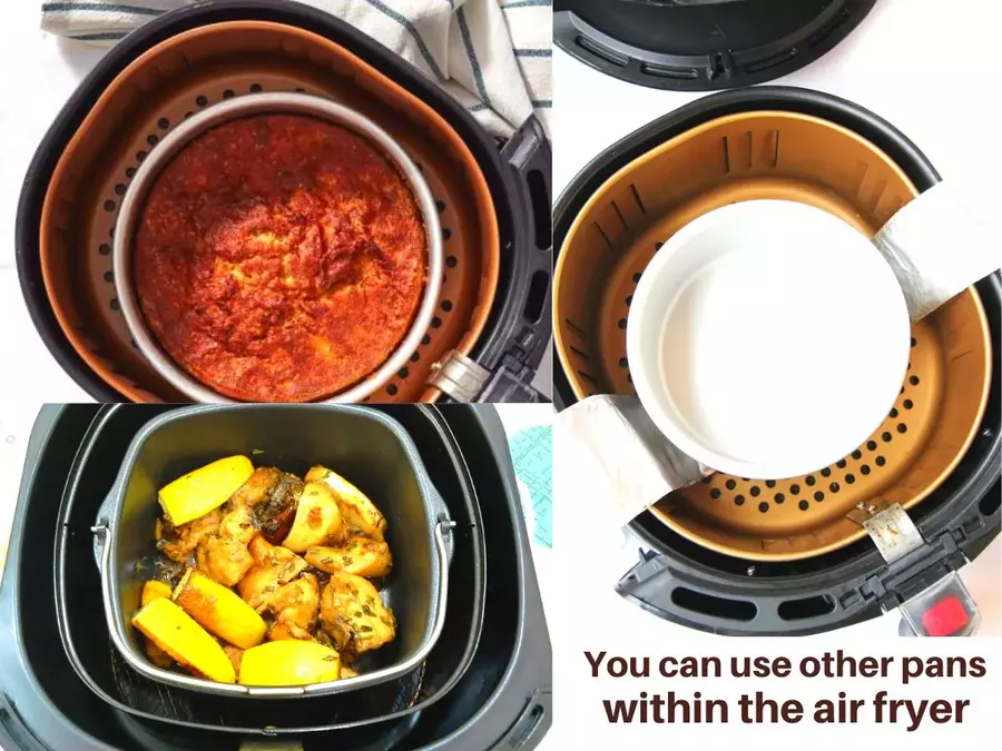 You can use other Pans within the Air Fryer