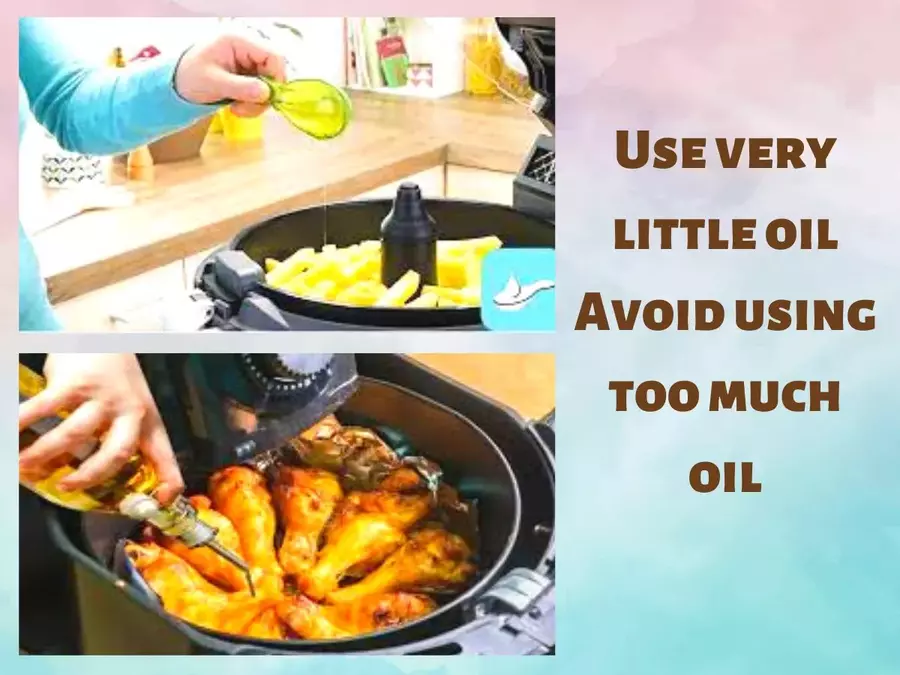 Use very little oil Avoid using too much oil. Smart Air Fryer Tips And Tricks For Beginners.