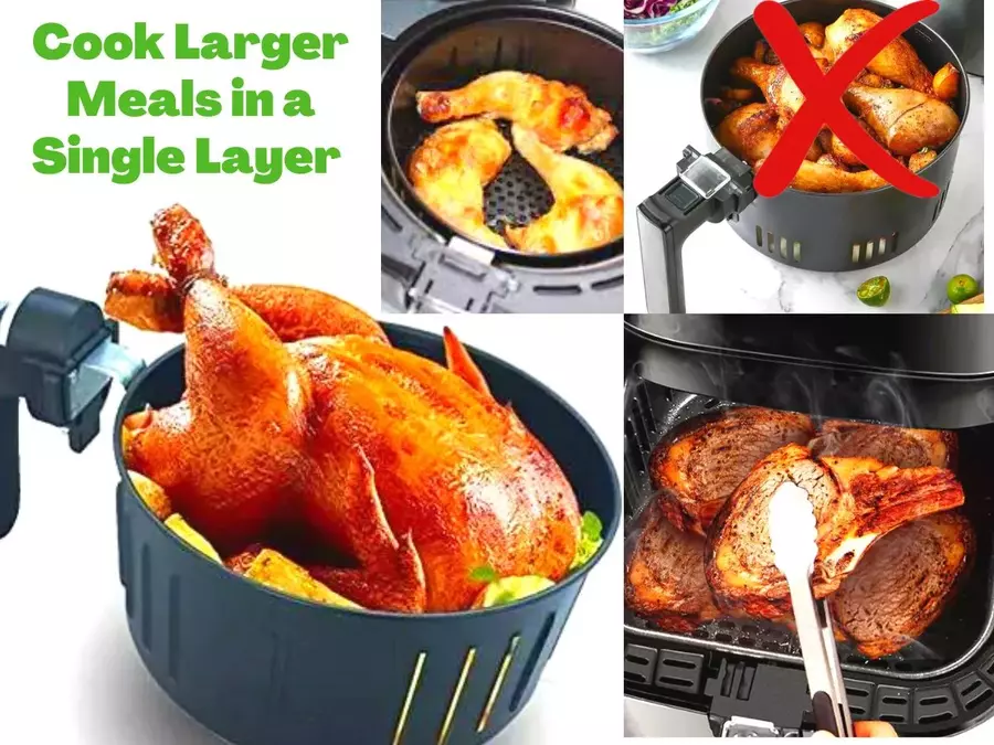 Cook Larger Meals in a Single Layer