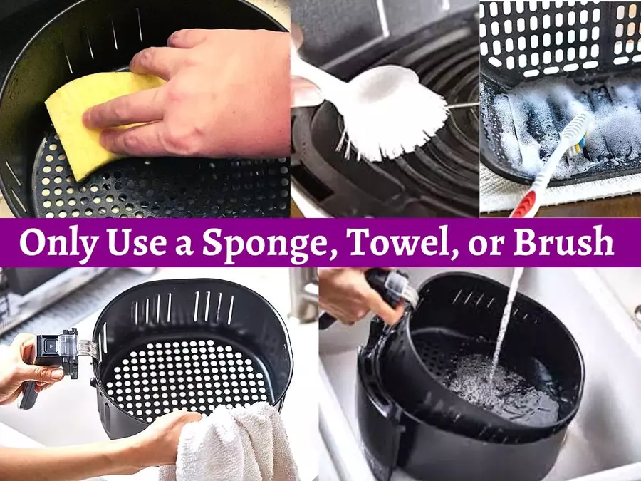 Only Use a Sponge, Towel, or Brush