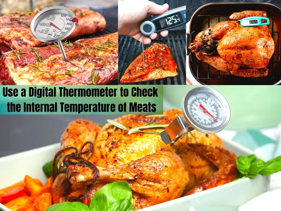 Use a Digital Thermometer to Check the Internal Temperature of Meats