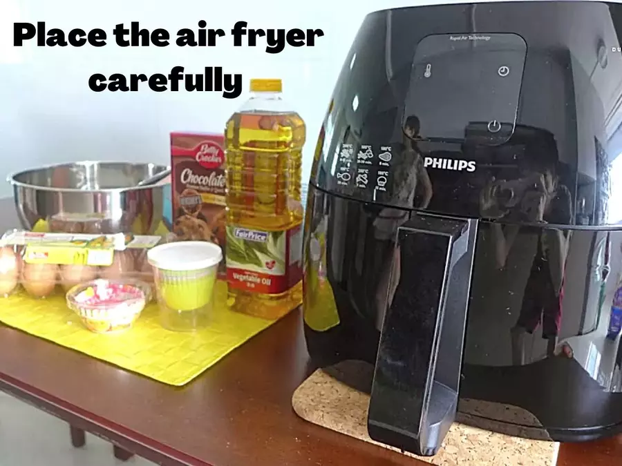 Place the Air Fryer Carefully