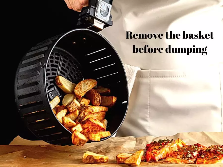Remove the Basket before Dumping