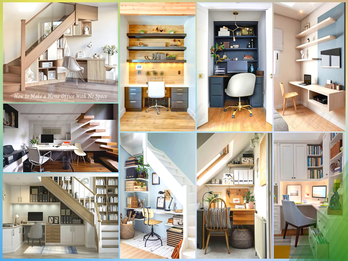 How to Make a Home Office With No Space - Easy Guide - drdclassichome.com