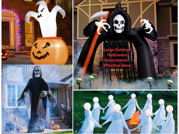 Large Outdoor Halloween Decorations - Effective ideas