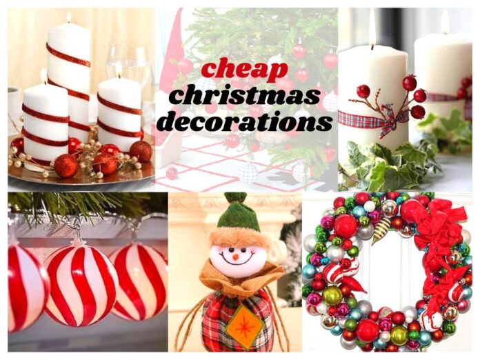 cheap outdoor christmas decorations