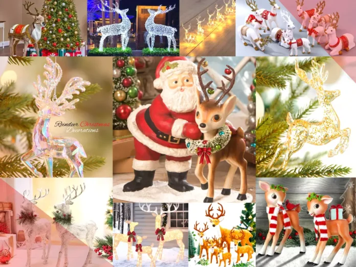 reindeer christmas decorations