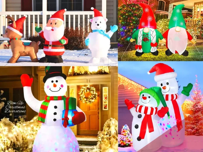 Blow Up Christmas Decorations