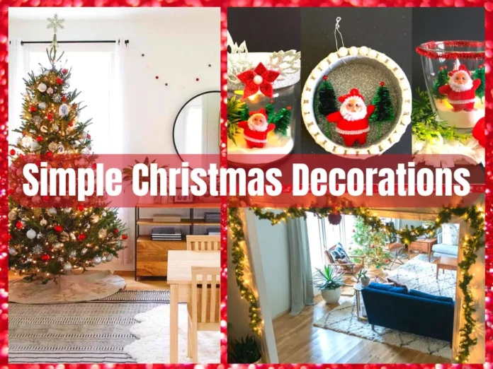 Simple Christmas Decorations
