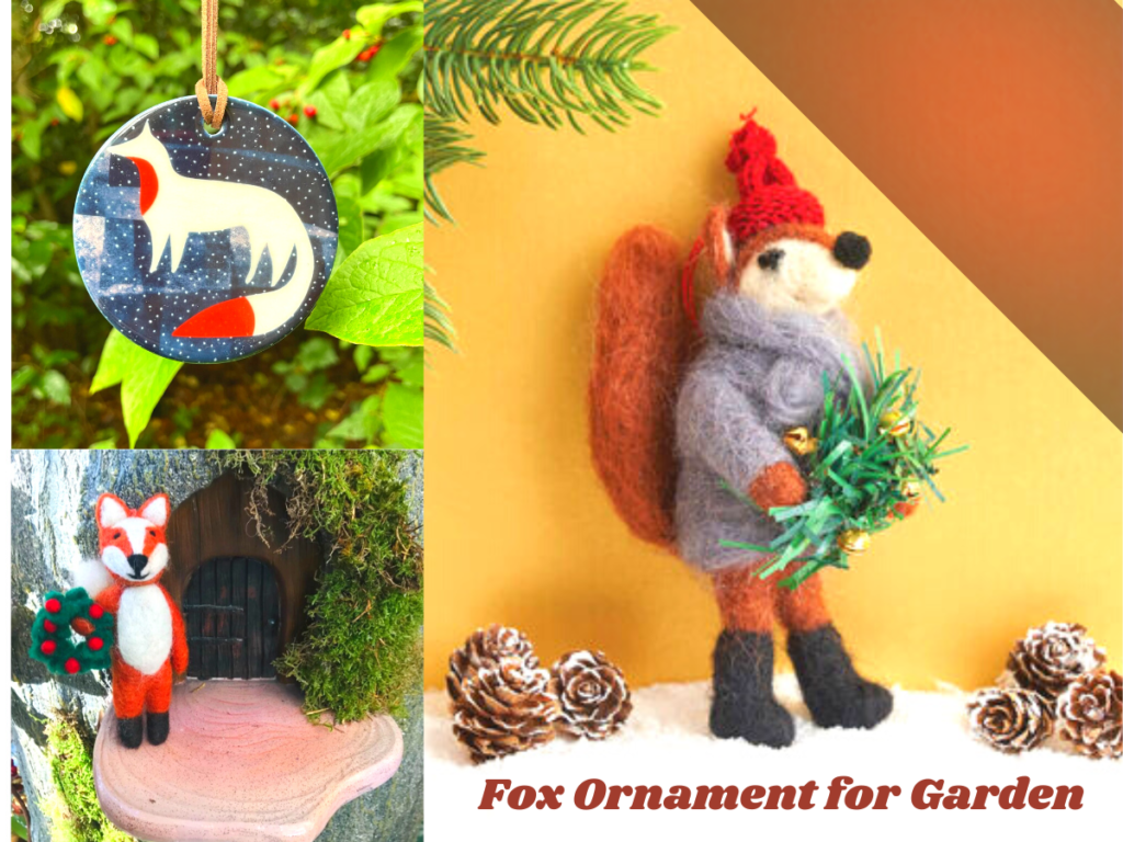 Fox Ornament for Garden