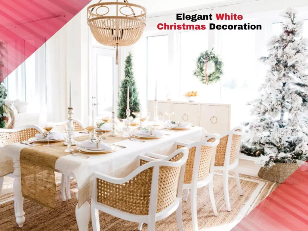 Elegant White Christmas Decoration