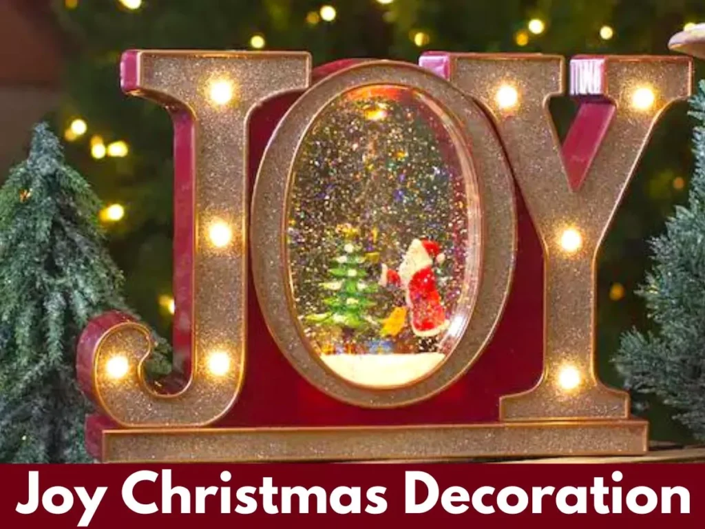 Joy Christmas Decoration - Ideas full of fun