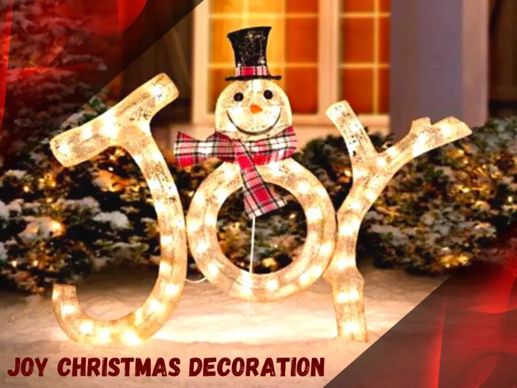 Joy Christmas Decoration