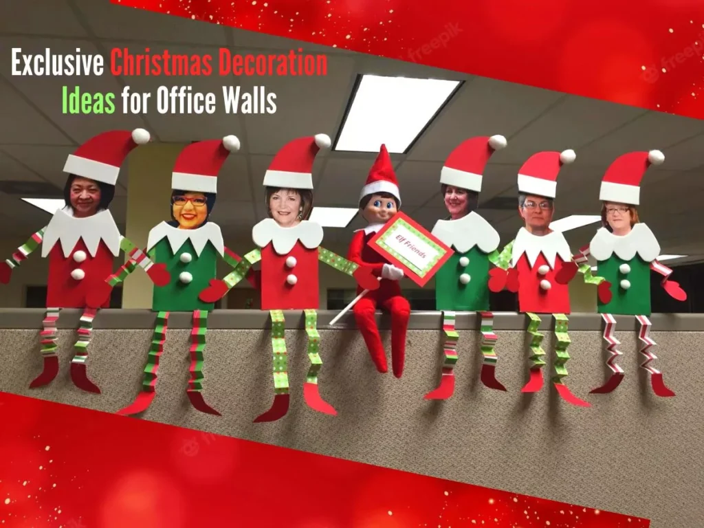 Exclusive Christmas Decoration Ideas for Office Walls