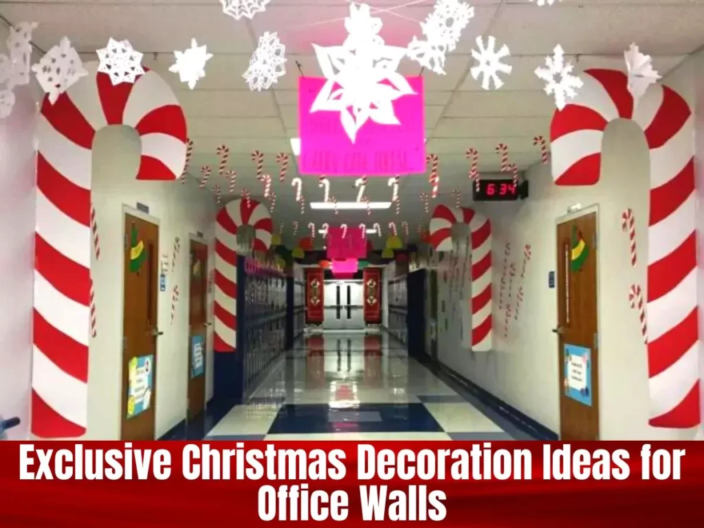 Exclusive Christmas Decoration Ideas for Office Walls