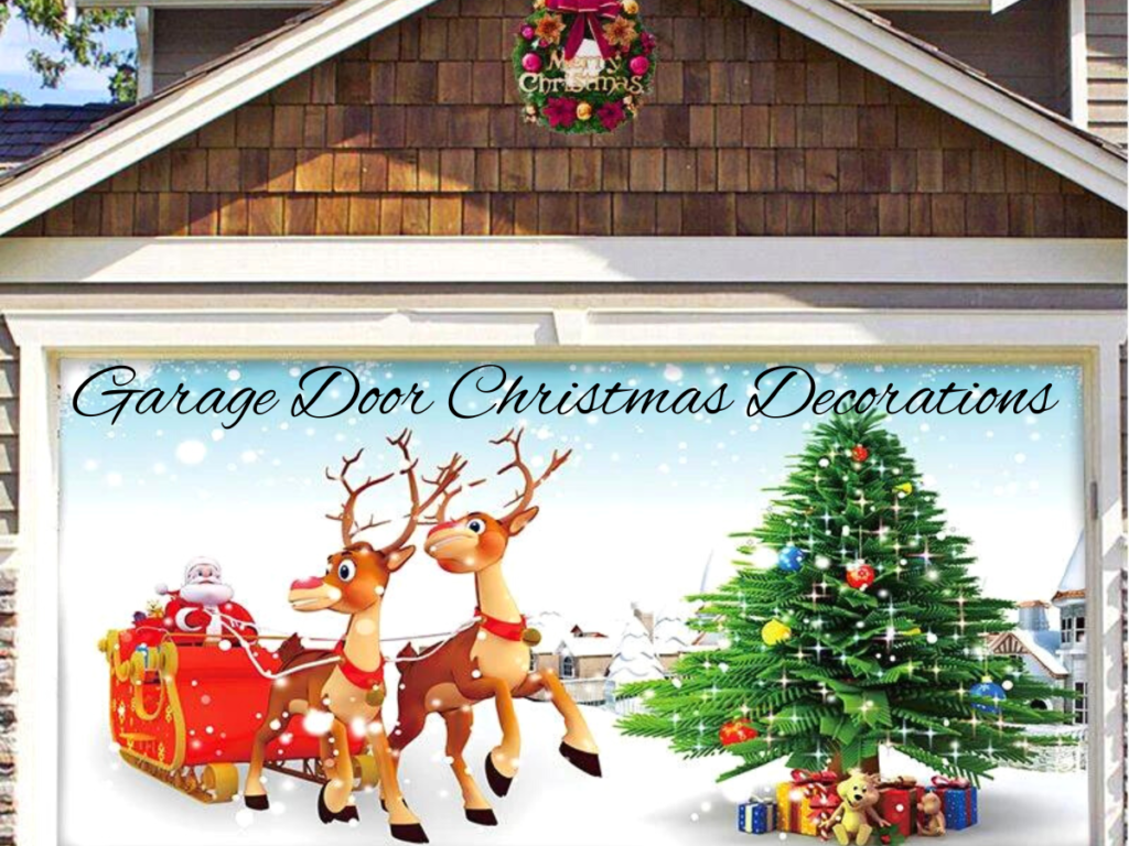 Garage Door Christmas Decorations