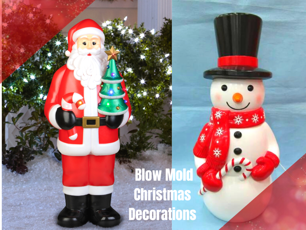 Memorable Blow Mold Christmas Decorations