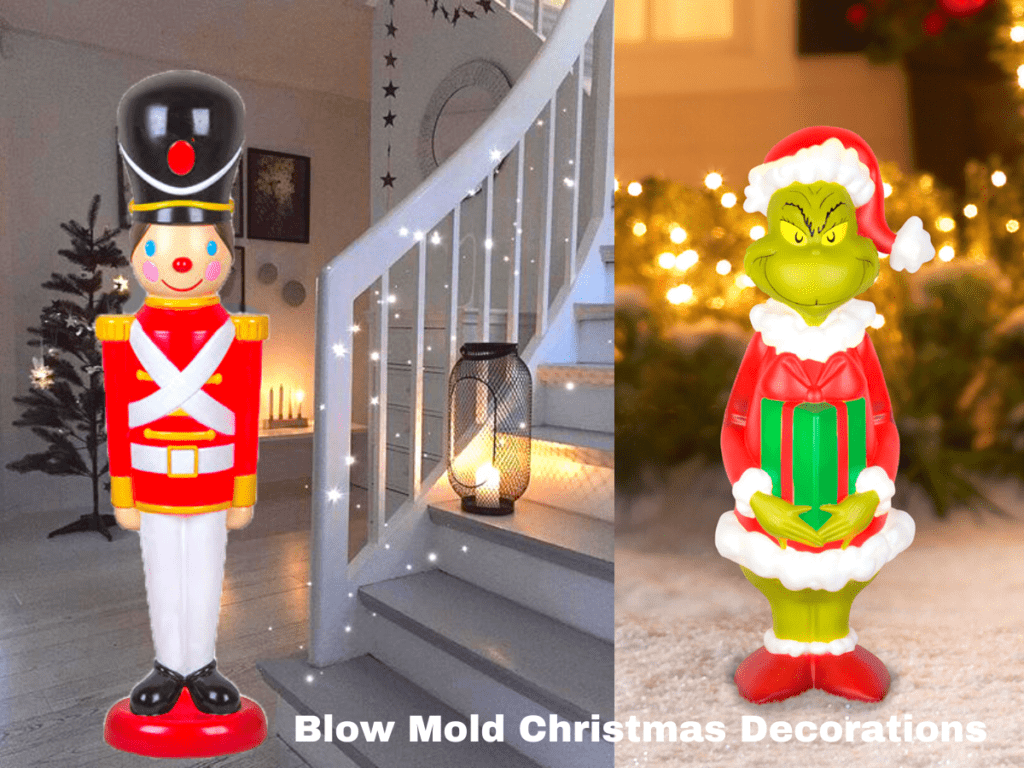 Memorable Blow Mold Christmas Decorations