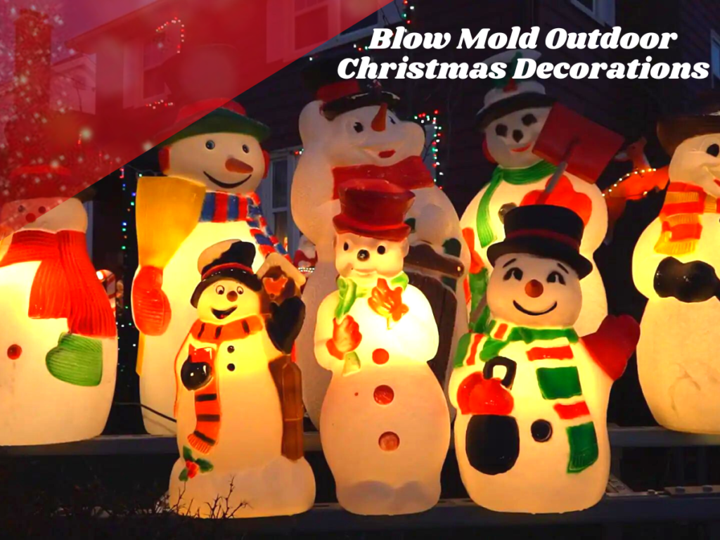Blow Mold Outdoor Christmas Decorations