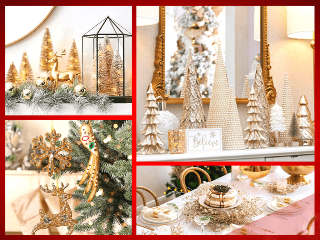 Gold Christmas Decorations 