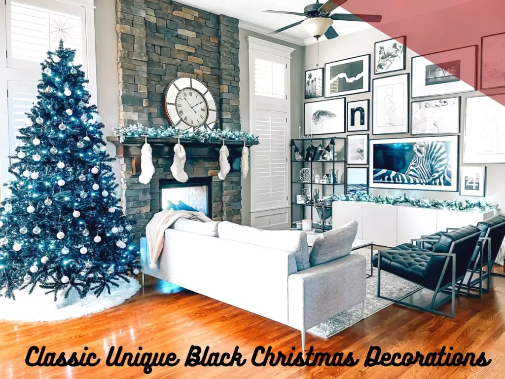 Classic Unique Black Christmas Decorations