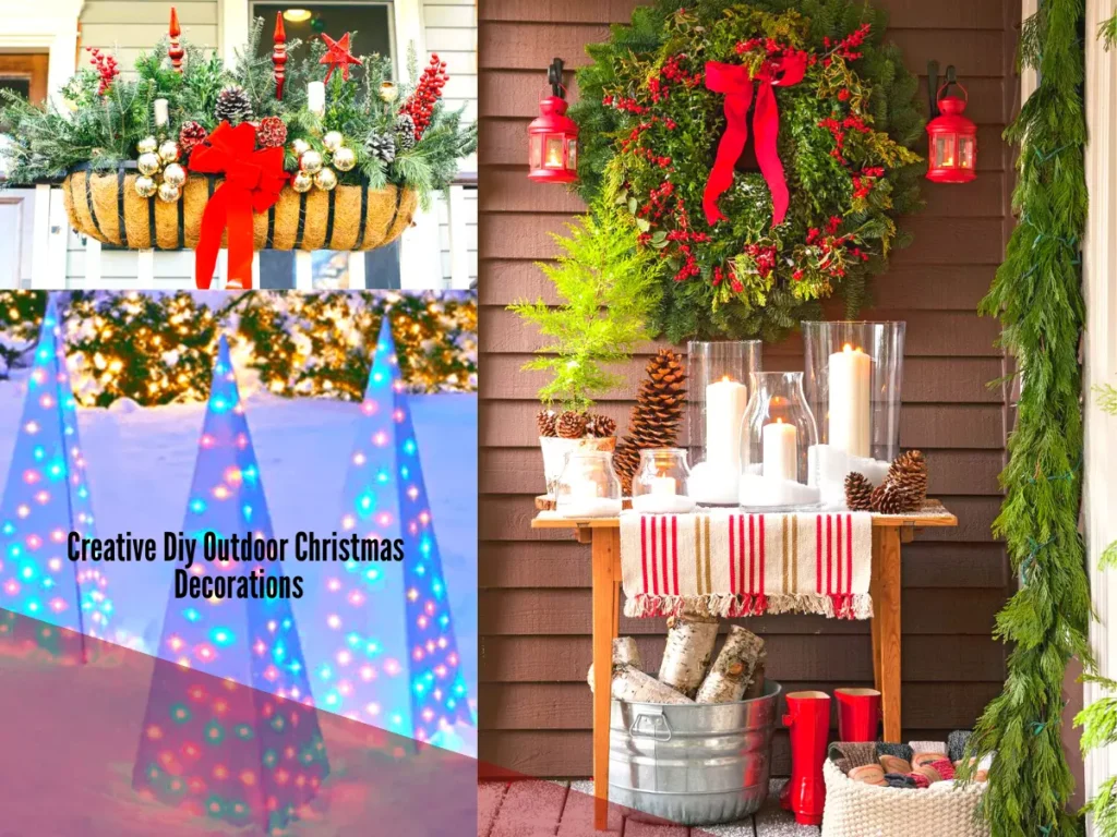 Creative Diy Outdoor Christmas 
Decorations
