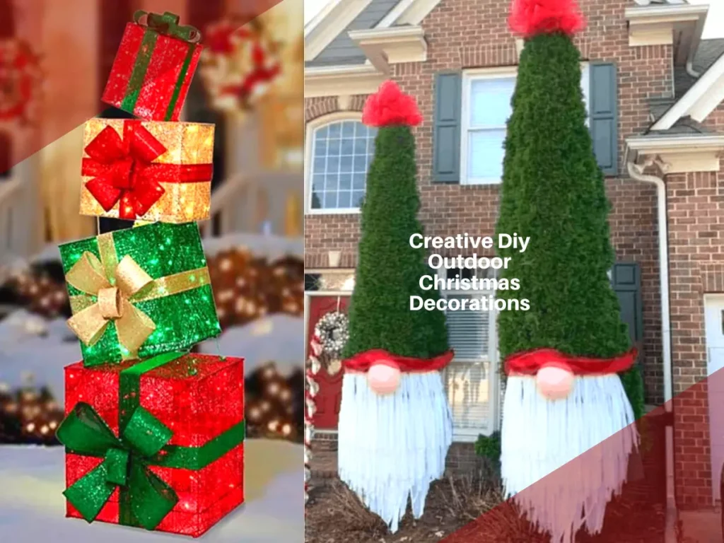 Creative Diy Outdoor Christmas Decorations