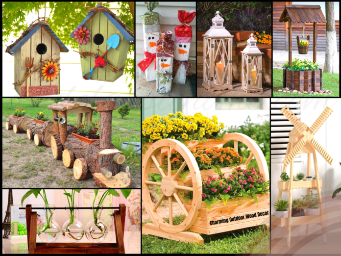 Charming Outdoor Wood Decor