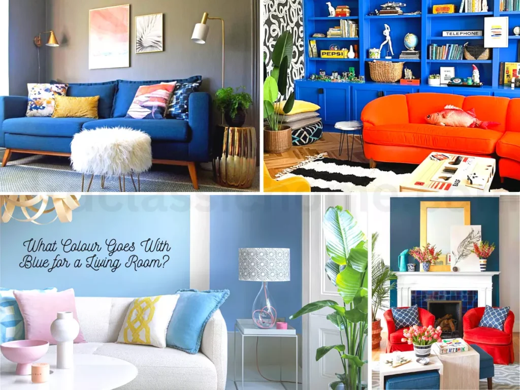 What Colour Goes With Blue for a Living Room? 